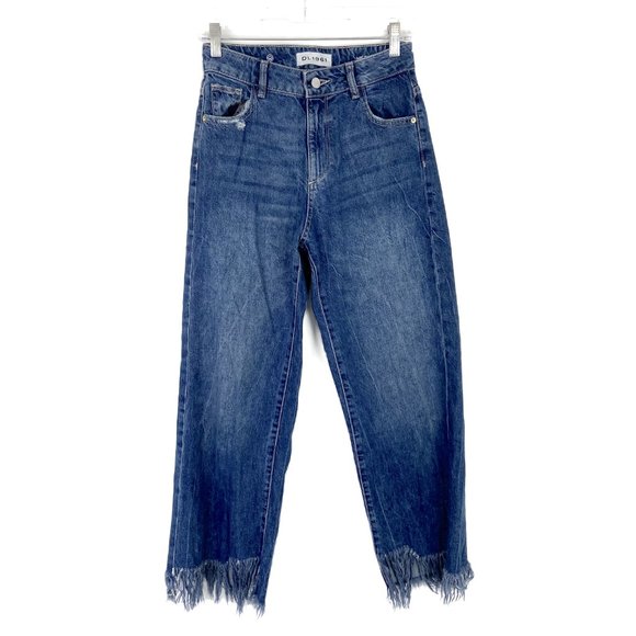 DL1961 Hepburn High Rise Wide Leg Jeans Goldfield - Picture 2 of 13